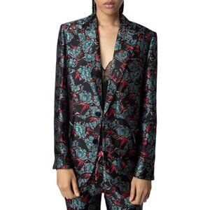 Zadig Voltaire Vegy Jacquard Blazer Size 2-4